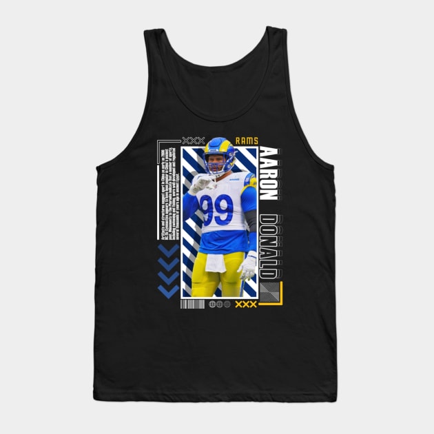 Aaron Donald Paper Poster Version 10 Tank Top by art.Hamdan